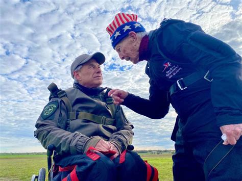 106-year-old Georgetown man sets record while skydiving with Gov. Abbott